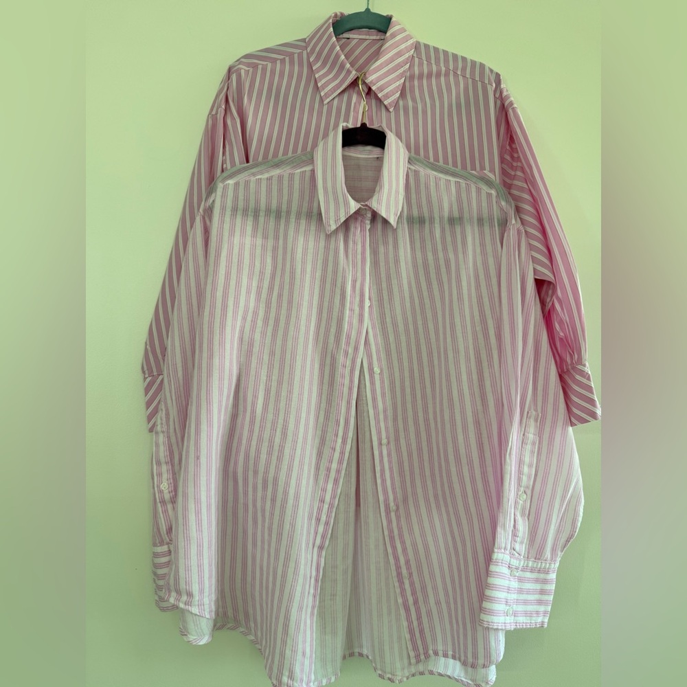 Pink Striped shirts - Picture 2 of 4